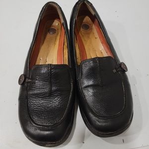 Black Clark's Loafers